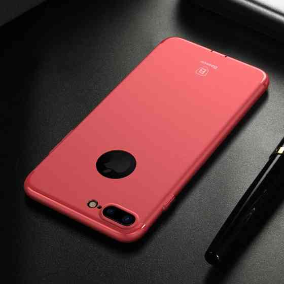 Чохол Baseus для iPhone 8 Plus/7 Plus Simple Solid Red (ARAPIPH7P-MS09) Київ