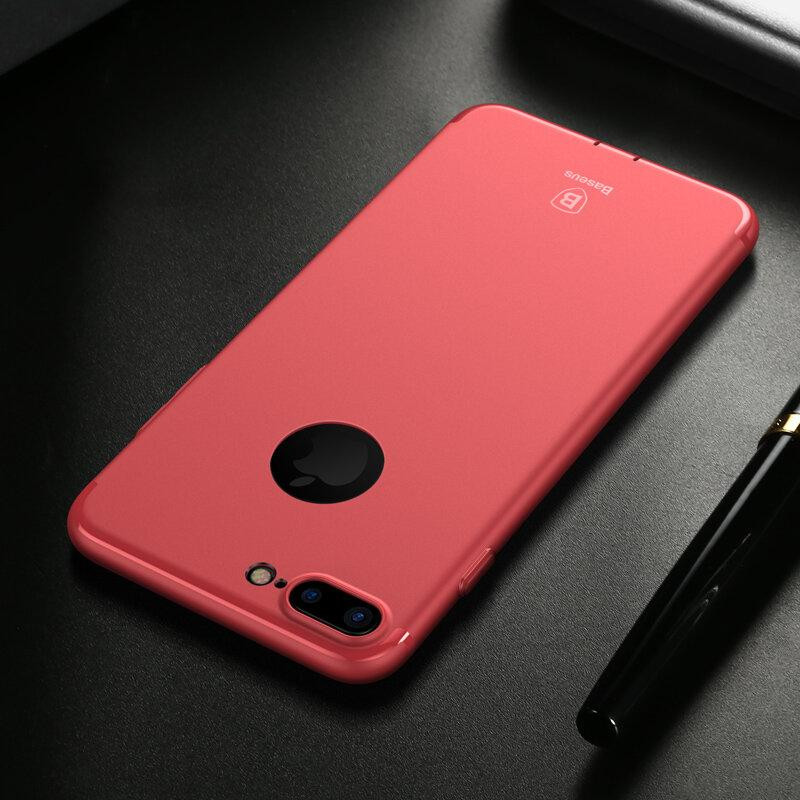 Чохол Baseus для iPhone 8 Plus/7 Plus Simple Solid Red (ARAPIPH7P-MS09) Київ - фото 3
