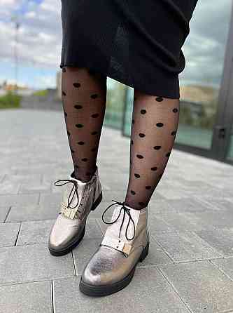 Olli Черевики жіночі OLLI графіт натуральна шкіра висота 10см розмір 37 (3258) Коломия