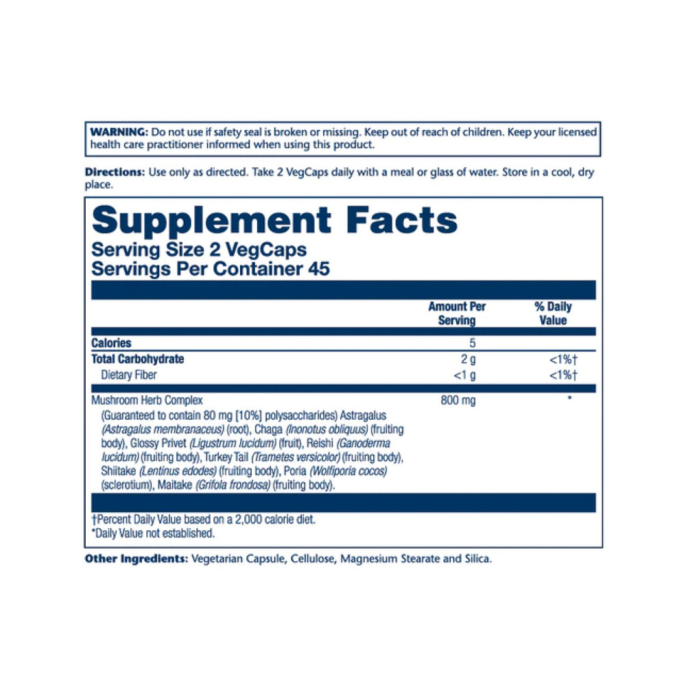 Комплекс ферментированых грибов Solaray Mushroom Herb Complete 90 vcaps Киев - изображение 2