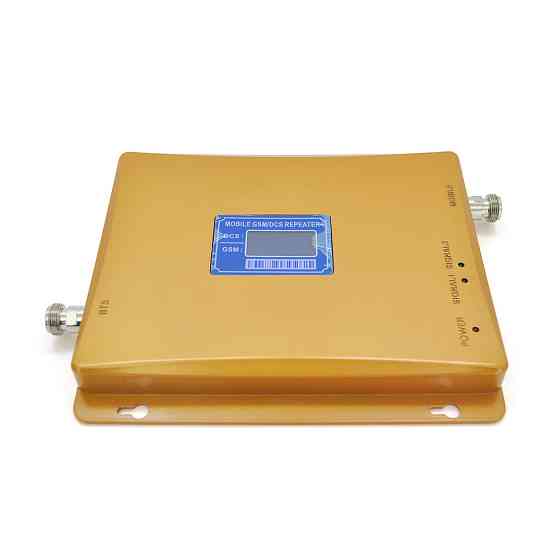 Комплект підсилювач GSM306-3G-4G 900/1800/2100МГц. Підсилювач тридіапазонний, антена прийому 20м кабелю, антена ретрансляції 3 Київ