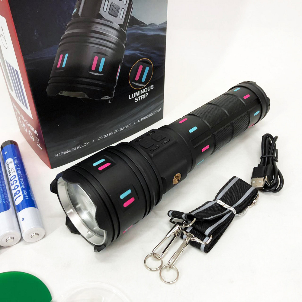 Точечный ручной фонарь AK177, Фонарь для дома с зарядкой от розетки Фирменный ручной JA-95 Львов - изображение 3