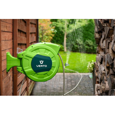 Поливочный шланг Verto на автоматической катушке, 20м+2м, 1/2" (15G891) Винница - изображение 7