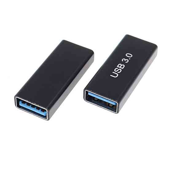 З'єднувач адаптер-перехідник прямий USB 3.0 Female - USB 3.0 Female Луцьк