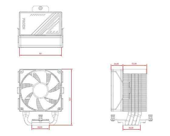Кулер процесорний ID-Cooling Frozn A400 Black Чорний Харьков