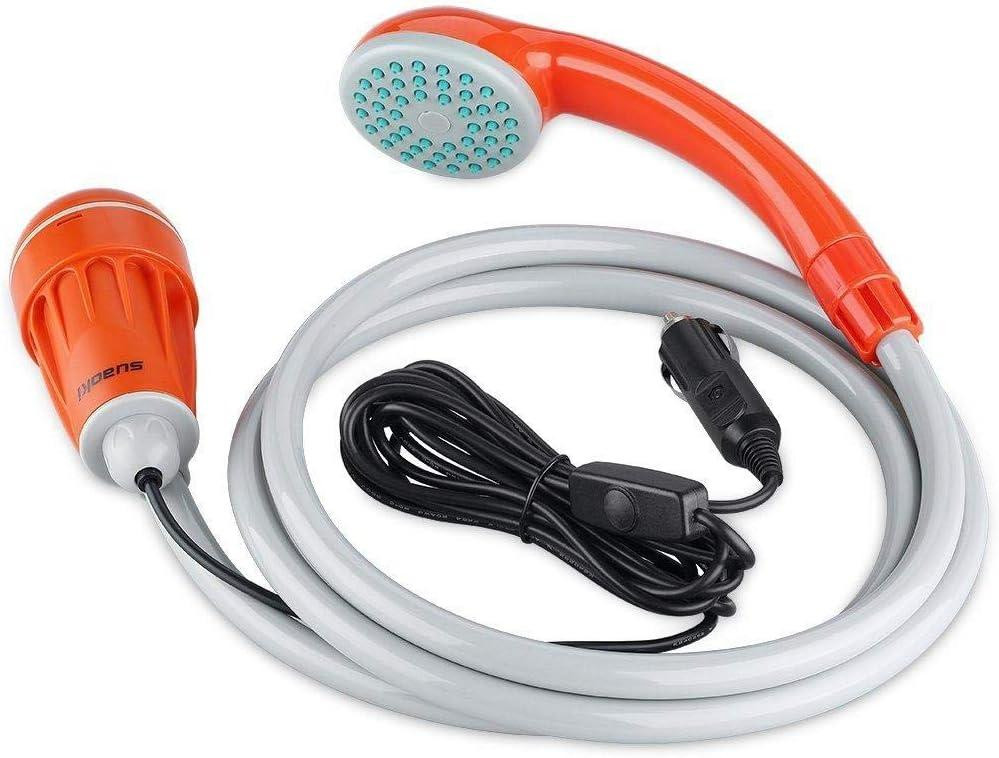 Портативный душ для кемпинга 3,8 л/мин 12V насосом для автомобильного прикуривателя для походов и путешествий Киев - изображение 5