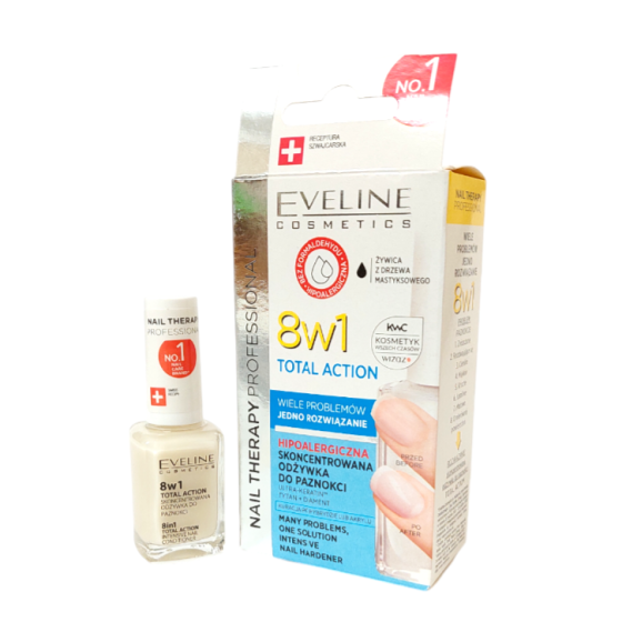 Лікувальний лак для нігтів Eveline 8в1 Здорові нігті Запоріжжя