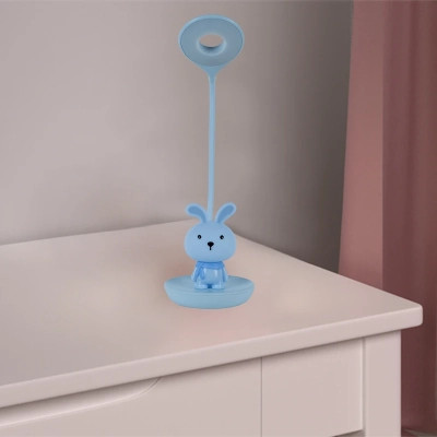 Настольная лампа Kite Bunny LED с аккумулятором, голубая (K24-492-1-3) Винница - изображение 6
