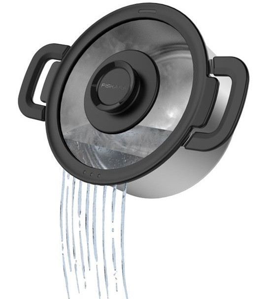 Каструля з кришкою 5 літрів Fiskars "Functional Form" (1026578) Нержавіюча сталь Нововолинськ - фото 4