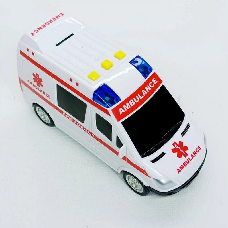 Дитяча автомодель "Швидка допомога" 7994, 17х7 см, звукові та світлові ефекти Вінниця - фото 5