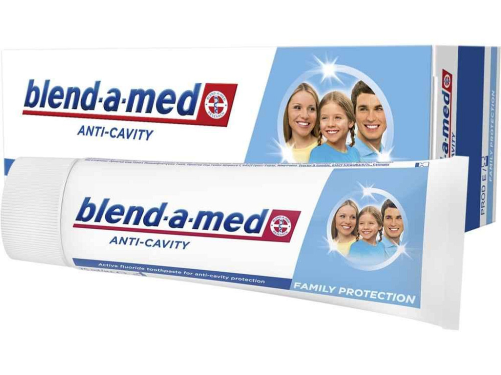Зубна паста 75мл Анти-карієс Захист для всієї родини ТМ Blend-a-med   Solmir Київ - фото 1