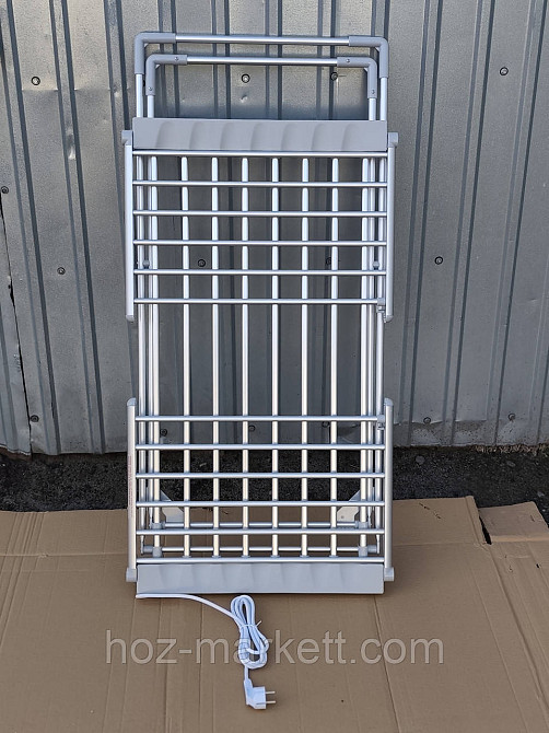 Сушилка электрическая напольная алюминиевая с подогревом дополнительных секций IDRY Харьков - изображение 9