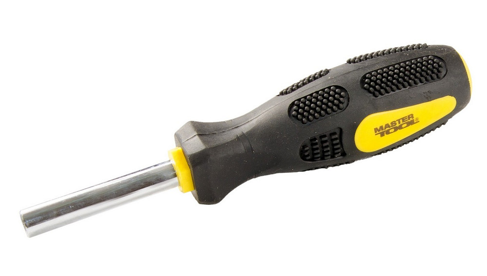 Тримач магнітний MASTERTOOL з ручкою для насадок ¼" 160 мм 40-0339 Коломия - фото 2