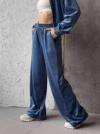 Женский прогулочный костюм двойка: кофта и штаны турецкий велюр Одесса