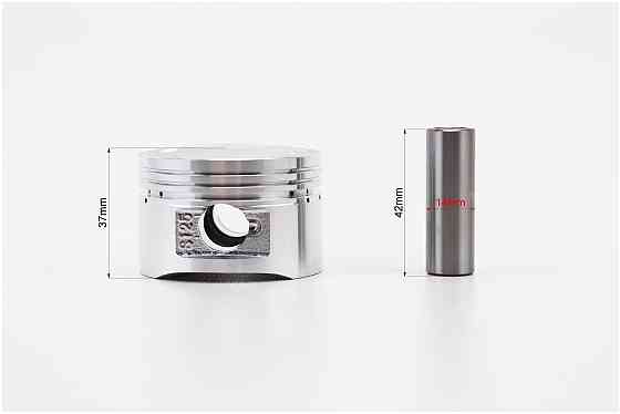 Циліндр к-кт (цпг) 125cc-54мм (палець 14мм, висота циліндра 78,3мм, висота поршня 37мм), з вухом, (див. фото розмірів) Київ