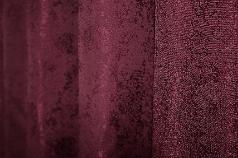 Комплект коротких штор VR-Textil Жаккард Мрамор Al1 № 1302ш Бордовый 130х170 см 2 шт (35-0254) Киев - изображение 6