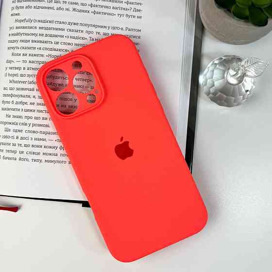 Чохол для смартфона Silicone Full Case AA Camera Protect for Apple iPhone 16 Pro 18,Peach Київ