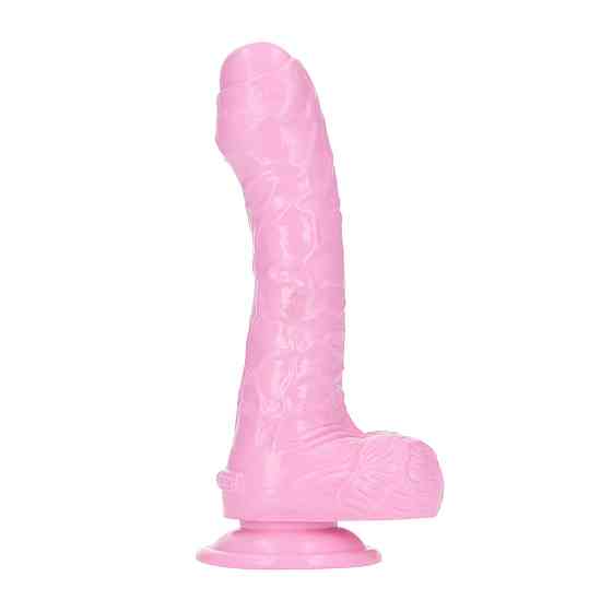 Фалоімітатор з ароматом жуйки - Toyz4lovers Delicious Dildo Bubble Gum, 18,5 см Sex Aura Київ