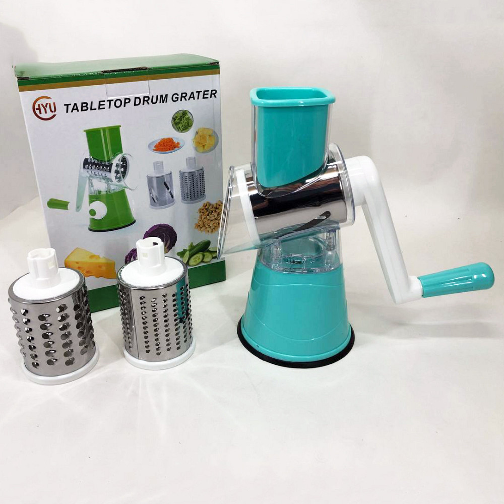 Кухонная овощерезка ручная механическая голубая, Ручная машинка измельчитель для овощей BH-85 Львов - изображение 15