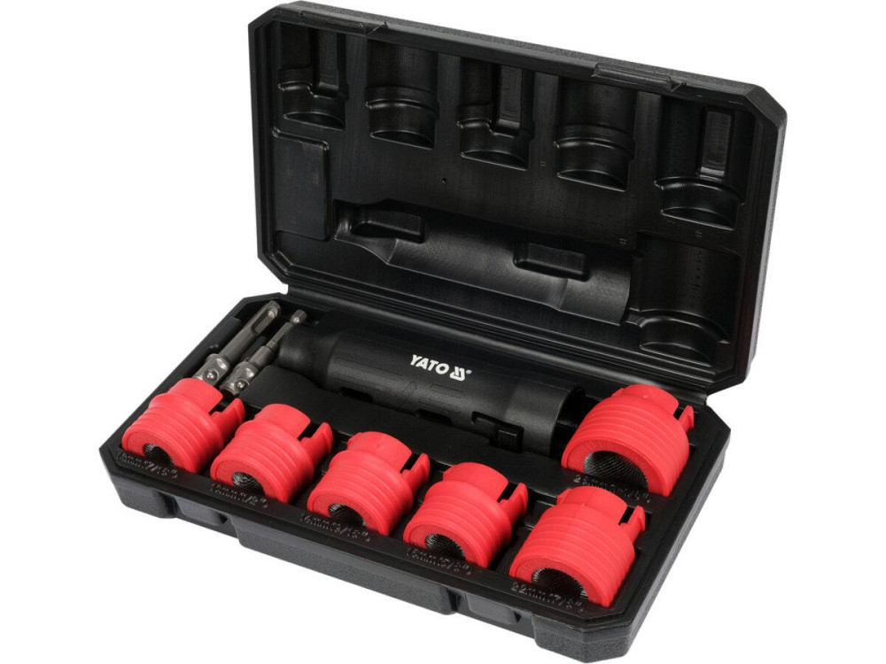 Насадки для очищення гвинтів і шпильок YATO з квадратами 1/2