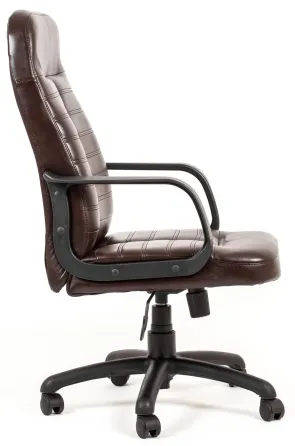 Офісне Крісло Керівника Richman Vegas Titan Dark Brown Пластік М3 MultiBlock Коричневий Київ