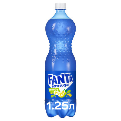 Напиток Fanta Zero Sugar Shokata Безалкогольный сильногазированный сокосодержащий 1.25 л (5449000323750) Винница - изображение 1