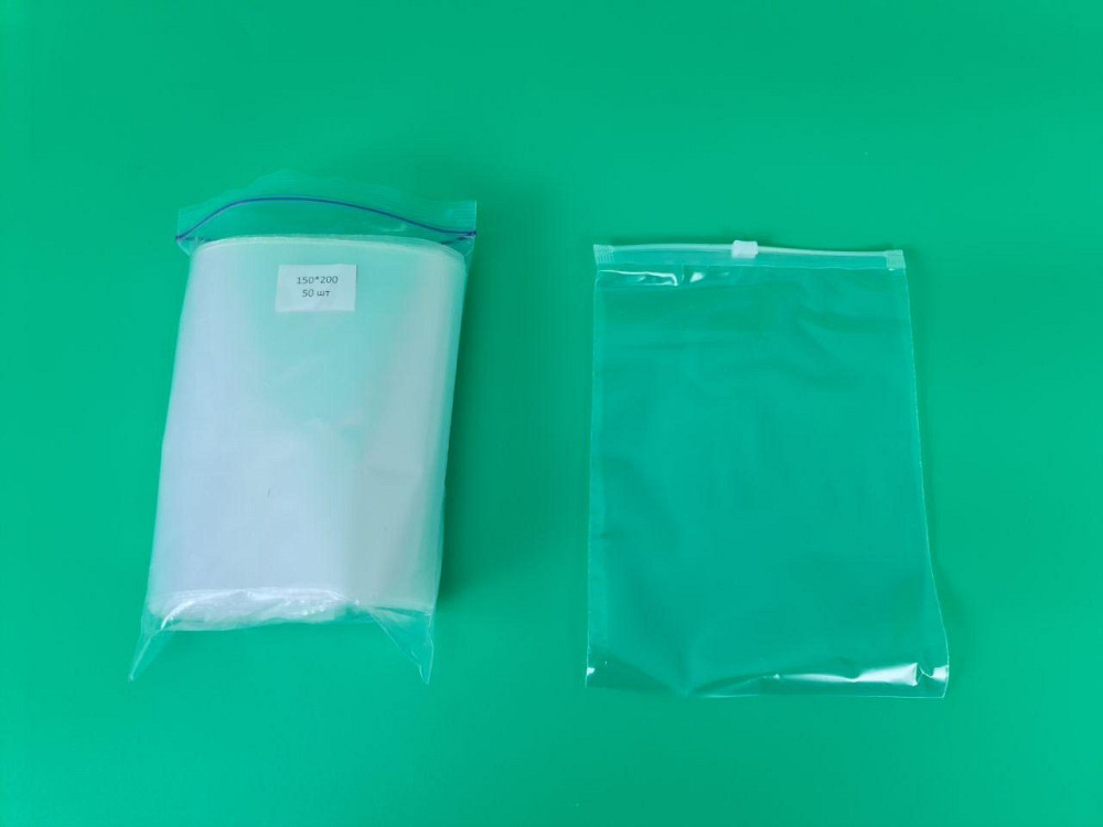 Пакет с замком слайдером (бегунком) 15х20/50мкм (50шт) (1 пачка) Харьков - изображение 1