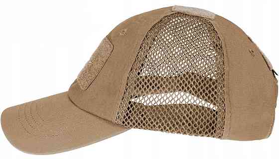 Тактична Бейсболка із сіткою Helikon-Tex "PoliCotton Ripstop" (CZ-BBV-PR-11) Coyote Нововолинськ