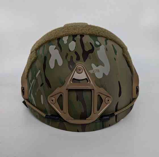 Тактичний кевларовий шолом Fast Team Wendy з покращеною підвісною системою та подушечками (Мультикам) Київ