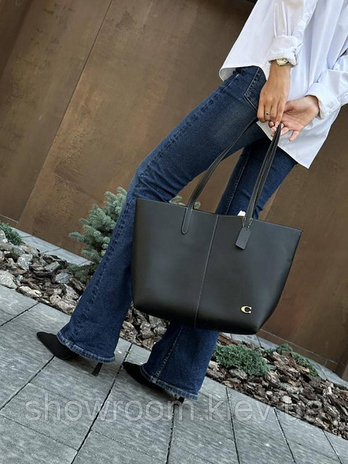 Брендовая женская сумка шоппер Coach (8503-1) Киев - изображение 2