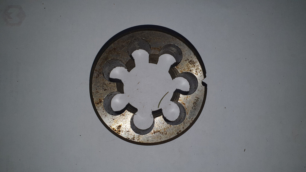 Плашка (лерка) метрична М48х3. СРСР. Харків - фото 1