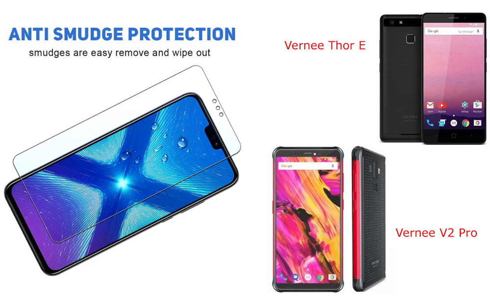 Захисне скло NeoGlass для Vernee Thor E, V2 Pro – надпрозоре та стійке Київ - фото 3