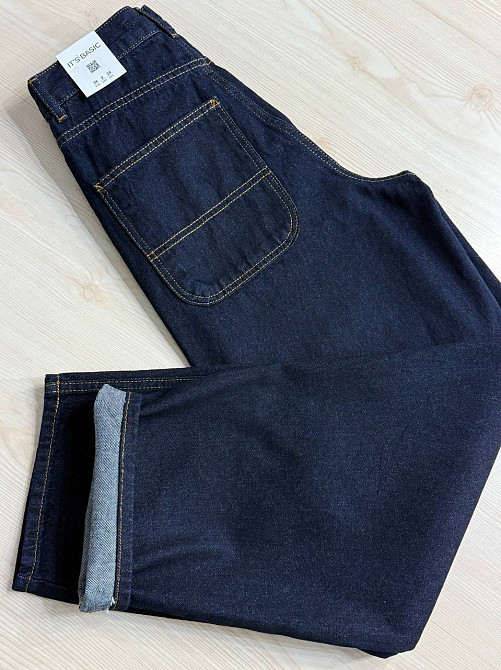 Джинси жіночі It’s Basic 2952-7W6-50 Skater Jeans банани неварені темно-сині, темно-синій, 36, 36, 76 см, 102 см Київ - фото 7