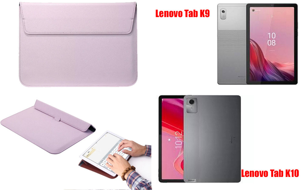 Чохол-конверт VitoCase для Lenovo Tab K9, Tab K10, з функцією підставки для планшета Фіолетовий Київ - фото 1