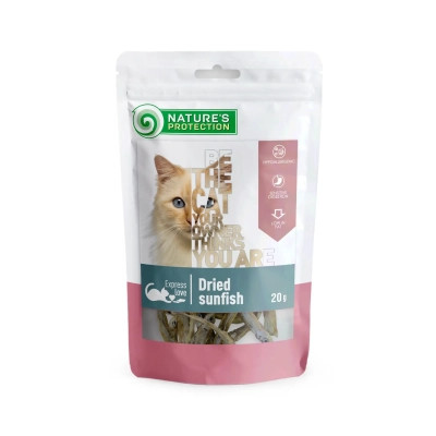 Ласощі для котів Nature&apos;s Protection snacks for cats dried sunfish 20 г (SNK46117) Вінниця - фото 1