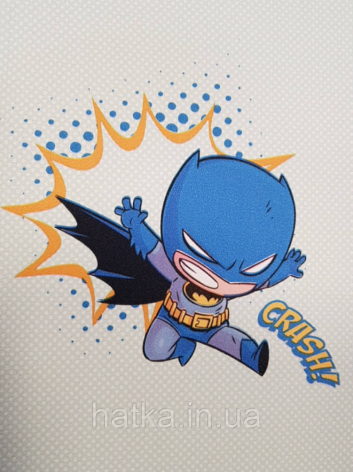 Обои виниловые на флизелине AdaWall Ada Kids метровые детские герои комиксы лига справедливости на салатовом Киев - изображение 4