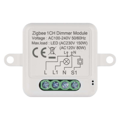 Модуль управління розумним будинком EMOS H5107 ZigBee 3.0 1-Channel Dimmer (H5107) Вінниця - фото 8