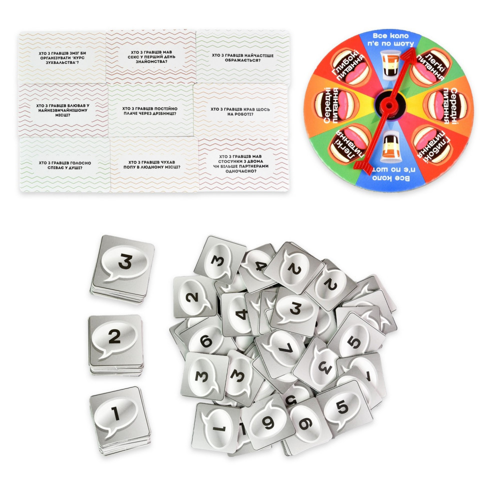Карточная игра Глубокие вопросы 30578 фишки голосования 49 штук Винница - изображение 4