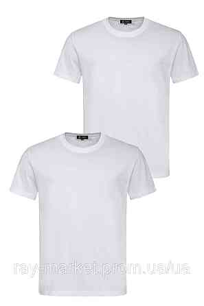 Набор базовых футболок. Ray Premium Fit мужские 2шт, белый (U0102-WHI-WHI) S Киев