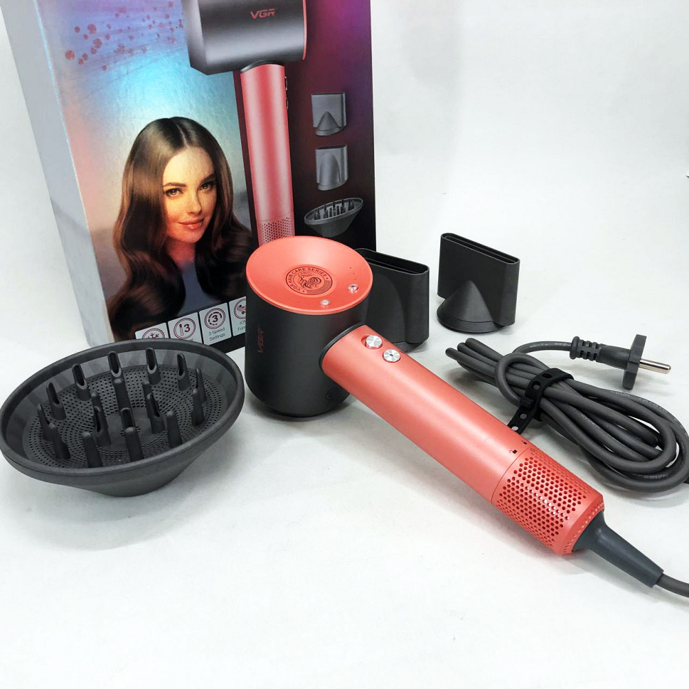 Хороший фен для волосся VGR V-440, Фен для волосся з холодним режимом Хороший потужний CE-46 Львів - фото 9