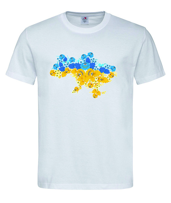 Футболка «Україна в квітах» — патріотична футболка Городище - фото 1