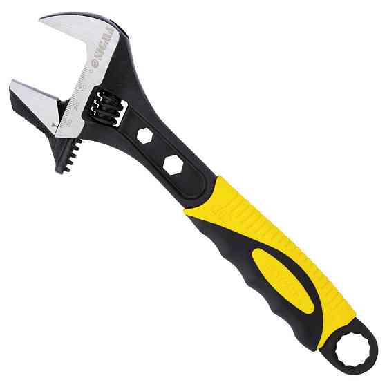 Ключ разводной с переставной губкой 250мм, 0-35мм CrV (TPR) SIGMA (4100931) Ровно