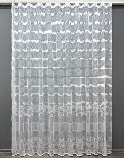 Тюль VR-Textil 1887т Lauren Жакард Білий 300х270 см (42-0840) Київ - фото 2