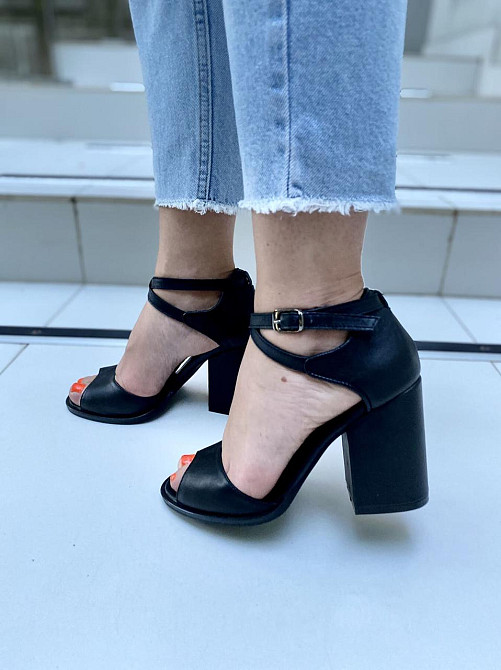 ARLEN Босоніжки жіночі ARLEN Бос-К-01/02 чорні (літо, шкіра натуральна) (3516) Коломыя - изображение 6