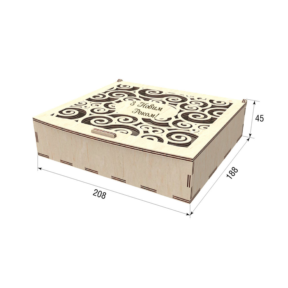 Подарочная коробка EKOSTAR 208х188х45 Киев - изображение 2