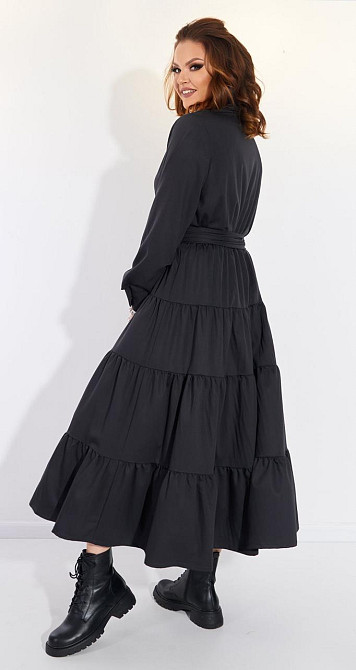 Коттоновое платье с оборками (50) Киев - изображение 4