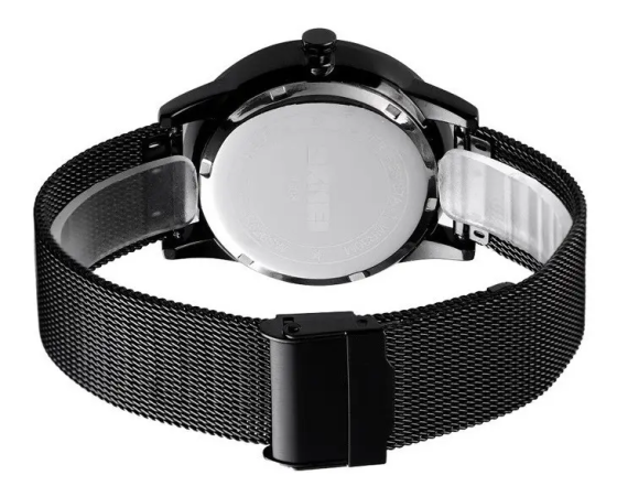 Чоловічий класичний годинник Skmei 9208 (Чорний із зеленими стрілками) Вінниця