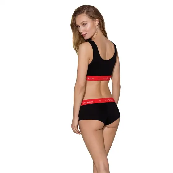 Спортивний топ на широких бретелях Passion PS003 TOP M, black Львів