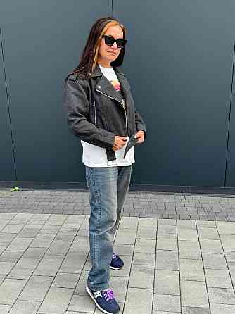 Женская куртка косуха укороченная кашемировая Серый S Харьков