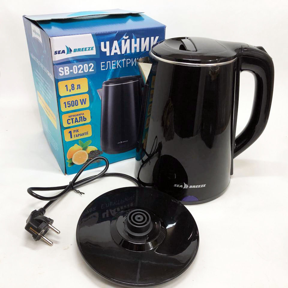 Ергономічний електричний чайник, Чайник електричний для дому Потужний DZ-91 Львів - фото 7